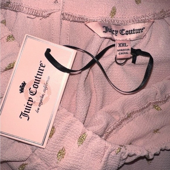 NWT Juicy Couture Blush Pink Gold Sleeveless Dress XXL Lightweight Cinched Waist - Picture 4 of 12